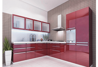 L shaped Kitchen