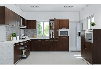 L Shaped kitchen