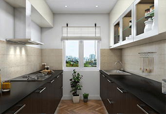 parallel kitchen